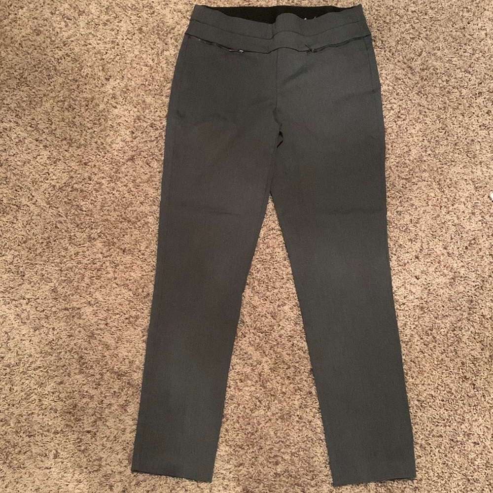 Pull On Legging Gray Dress Pants Size Large